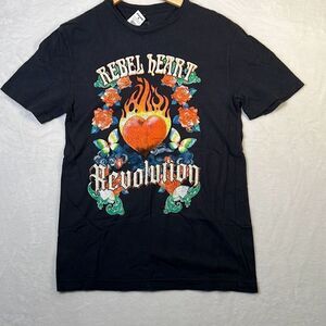Full Tilt Rebel Heart Revolution T-shirt‎ NWT- Men Small